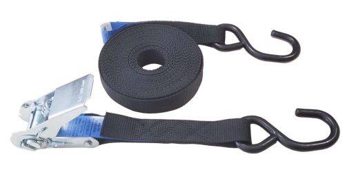 Rögzítő heveder 6m, 25mm, 750kg, S alakú horog