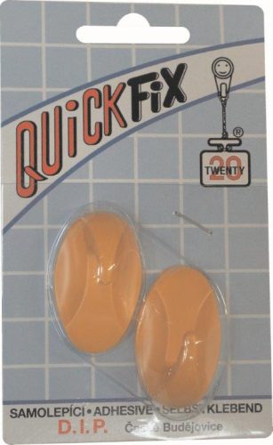 DIP - QUICKFIX öntapadós akasztó tip 2 - 2 db - sárga