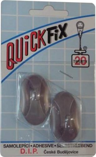DIP - QUICKFIX öntapadós akasztó tip 2 - 2 db - szürke