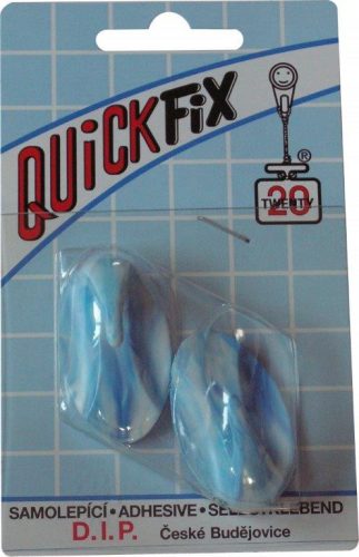 DIP - QUICKFIX öntapadós akasztó tip 2 - 2 db - fehér/kék