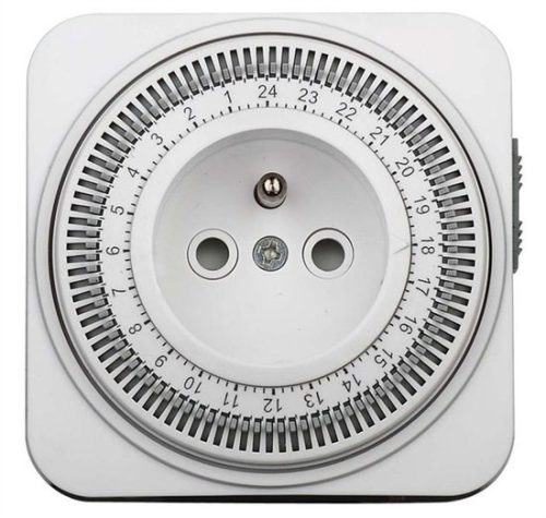 SOLIGHT - Mechanikus időzítő, 24 óra, Kapcsoló, 1 mód