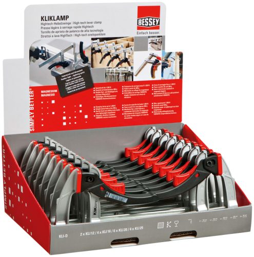 BESSEY - gyorsszorító KLIKLAMP KLI-D display