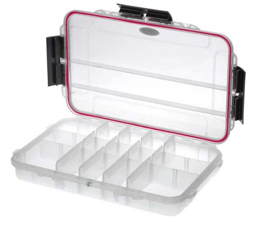 MAXI Manyag koffer 350x230x59 mm, IP 67, transzparens
