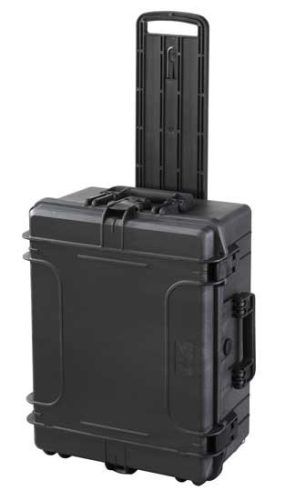 MAXI Manyag koffer 604x473x283 mm, IP 67, fekete, fogantyúval
