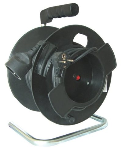 SOLIGHT - Hosszabbító kábel dobbal 3x1,5mm2, 25 m, 1 aljzat