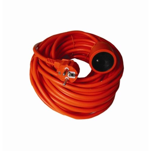 SOLIGHT - Hosszabbító kábel 40 m, 3x1,5 mm2, 250V / 10A - narancs