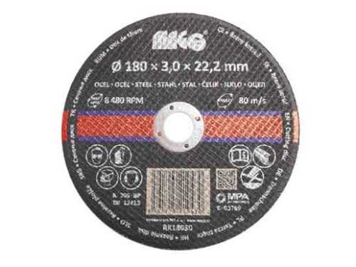 Vágókorong fémhez 180x3,0x22,2mm
