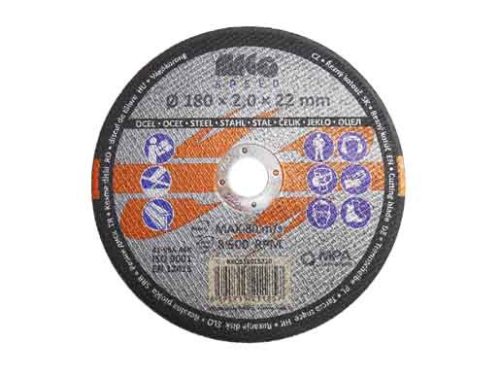 Vágókorong fémhez 180x1,5x22,2mm MAGG SPEED