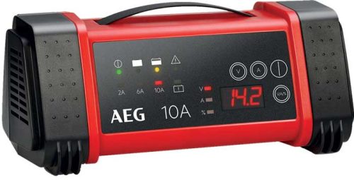 AEG - mikroprocesszoros akkumulátor töltő  10A, 12/24V, LT10