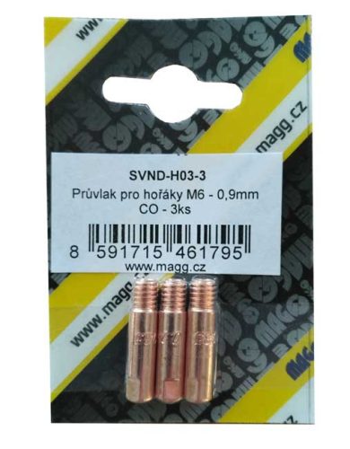 Szerszám égőkhöz M6 - 0,8mm CO - 3 db