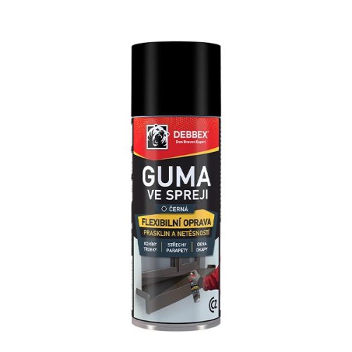 DEBBEX - Gumi spray 400ml - fekete