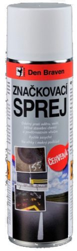 Den Braven - jelölőfesték spray 500 ml - piros