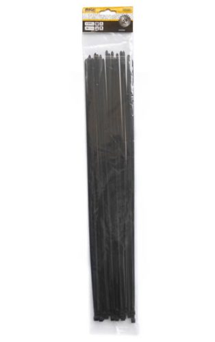 Kábelkötegelő 4,8x500 mm, fekete - 25 db