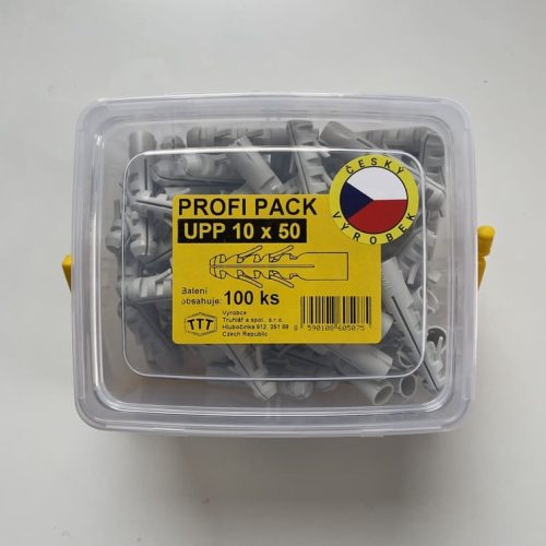 Univerzális tipli UPP 10x50, 100 db PROFI PACK