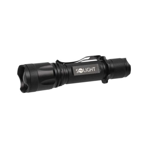SOLIGHT - Tölthető LED lámpa, 600lm, XM-L2 T6, fókusz, 2200 mAh Li-Ion, USB töltés