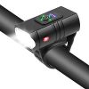 SOLIGHT - Újratölthető LED kerékpáros zseblámpa, 550lm, Li-Ion, USB