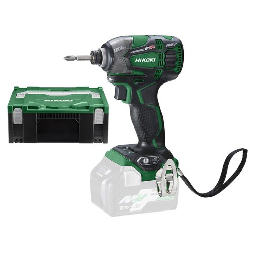 HiKOKI WH36DB-BASIC-HSC MULTI VOLT(36V)-os 1/4" akkus ütvecsavarozó, max 210Nm, IP56, Triple Ha