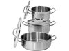 YATO GASTRO Lábas fedővel 5 liter 240 x 110 mm inox