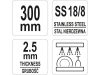 YATO GASTRO Inox szószmerőkanál 30 ml