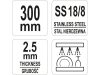 YATO GASTRO Inox salátás kanál 300 mm