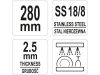 YATO GASTRO Inox torta spatula 285 mm