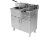 YATO GASTRO Olajsütő 2 x 11,5 liter 2 x 5000 W