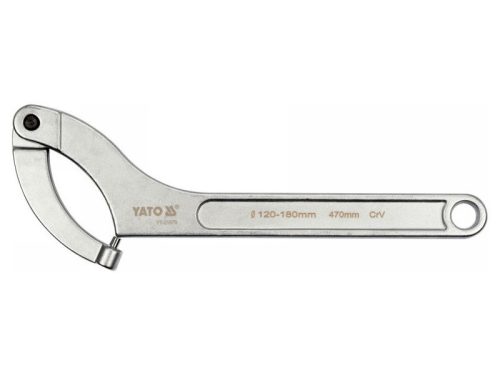 YATO Állítható csapos körmös kulcs 120-180 mm / 470 mm CrV
