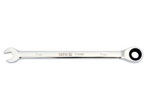 YATO Racsnis csillag-villáskulcs 7 mm / 130 mm 72T CrV