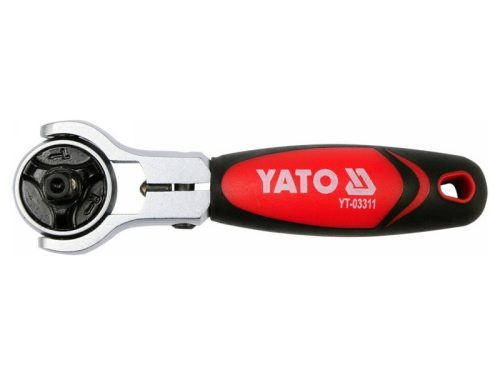 YATO Racsnis hajtószár 1/4" 72T 115 mm forgó fejes CrV