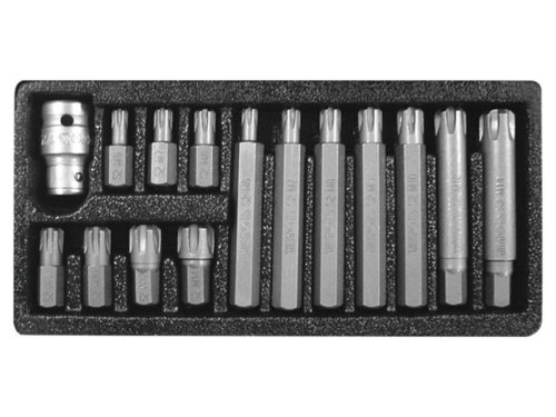 YATO Bit készlet 15 részes RIBE M6-M14 L=30 mm 1/2