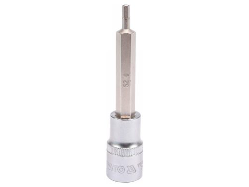 YATO Hosszú bit dugókulcs Imbusz 1/2" 4 mm CrV