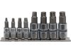 YATO Roncsolt imbuszcsavar kiszedő dugókulcs készlet 8 részes 1/4" 3/8"