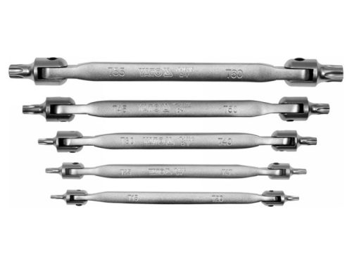 YATO Csuklós torx kulcs készlet 5 részes T15-T60 CrV