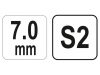 YATO T-kulcs imbusz 7,0 mm CrV