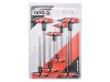 YATO Imbusz T-kulcs készlet 8 részes 2,5-10 mm S2