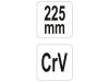 YATO Seeger fogó 225 mm csőrös külső