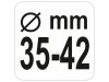 YATO Kormányösszekötő rúd szerelő 1/2" 35-42 mm