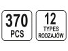 YATO Műanyag patent készlet 370 részes Mitsubishi