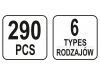 YATO Műanyag patent készlet 290 részes BMW