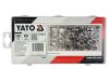 YATO Hatlapú inox csavaranya készlet 300 részes M3-M10
