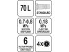 YATO Pneumatikus olajleszívó / olajgyűjtő 8 bar 65 liter