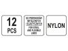 YATO Csipesz készlet 12 részes (fék-, üzemanyag-, olaj- és autóklíma csövekhez)