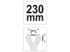 YATO Kárpitkiszedő 230 mm