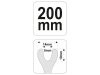 YATO Kárpitkiszedő 200 mm