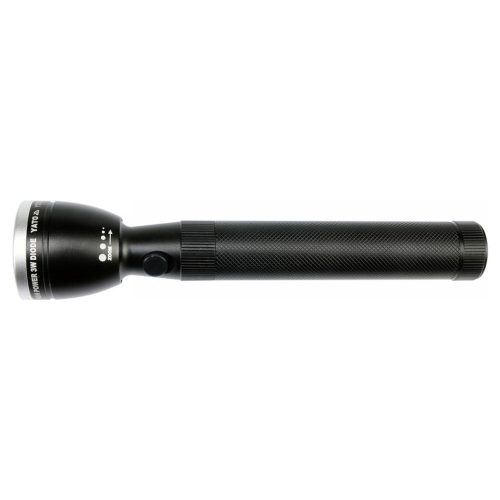 Zseblámpa CREE XPE LED-es fém fekete állítható fókusszal 2xC YATO