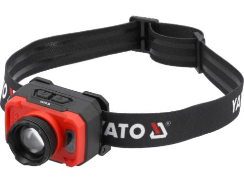YATO Akkus fejlámpa 600 lumen