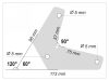 YATO Hegesztési munkadarabtartó mágnes 60-90-120°/10 kg (2 db/cs)