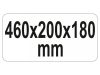 YATO Szerszámosláda fém 460 x 200 x 180 mm