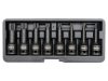 YATO Gépi hosszú bit dugókulcs készlet 8 részes Spline 1/2" M5-M18 CrMo