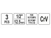 YATO Dugókulcs készlet 3 részes Bosch VE befecskendező szivattyúhoz 1/2" CrV